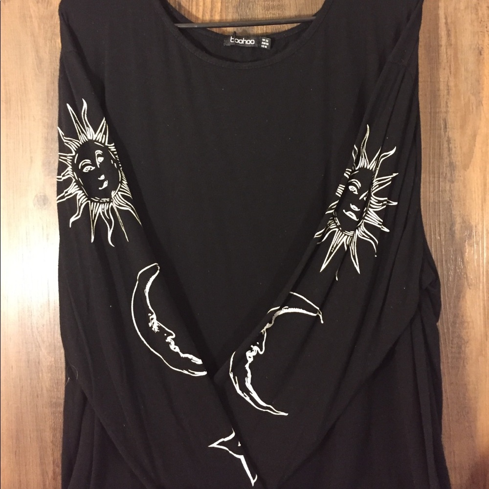 Sun, Moon, and Star Long Sleeved Shirt